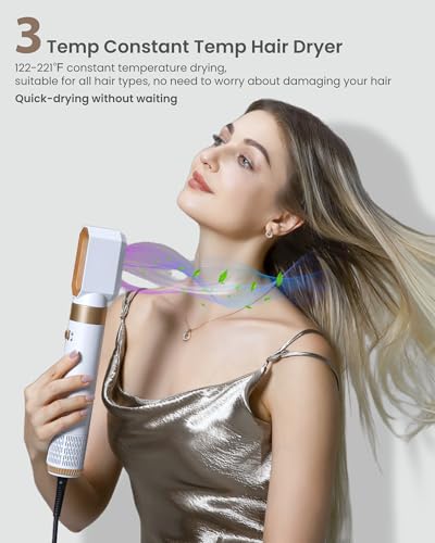 Ukliss 6-in-1 Hot Air Brush Hair Dryer - Professional Volumizer & Straightener