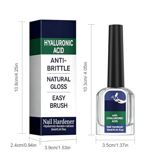 Hyaluronic Acid Nail Hardener & Strengthener for Dry Nails & Cuticles