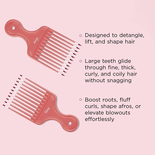 Diane 6-Inch Wide-Tooth Lift Comb for All Hair Types