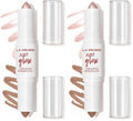 L.A. COLORS Just Glow Highlighter Bronzer Stick Champagne Daze (2-Pack)