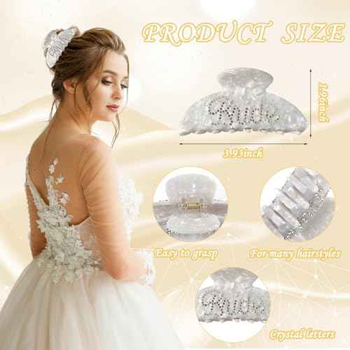 Bride to Be Gifts - Bridal Shower & Wedding Gifts - Bride Tote Bag, Slippers & Robe for Wedding Day