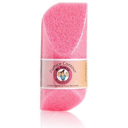 Mr. Pumice Contour PUMI Bar - Foot Scrubber & Callus Remover for Smooth Heels