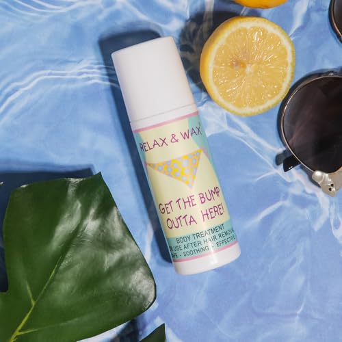 Ingrown Hair Treatment Roll-On for Waxing and Shaving | Razor Burn and Razor Bumps Treatment for Women and Men | Ingrown Hair Serum and Dark Spot Remover for Private Area | Get The Bump Outta Here!