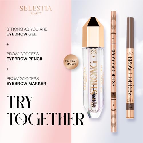 SELESTIA BEAUTY Clear Eyebrow Gel – Strong Hold & Natural Finish