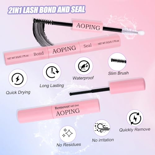 Lash Clusters Kit 560Pcs D Curl False Eyelashes with Tools Set