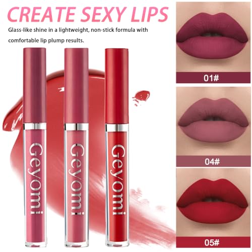 Geyomi All-in-One Makeup Kit - 12 Colors, Foundation, Lipsticks & Brush