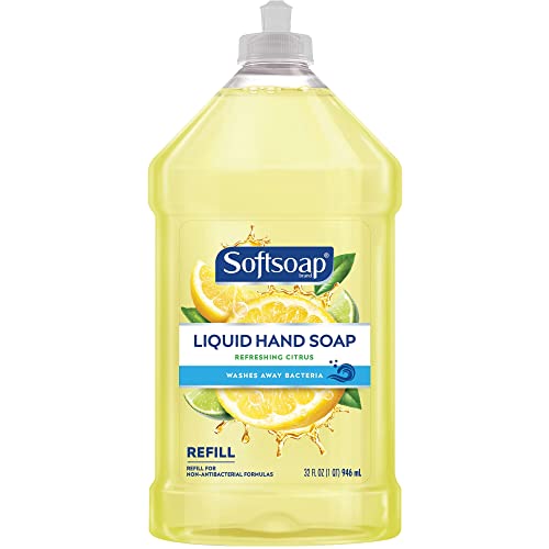 Softsoap Liquid Hand Soap Refill, Refreshing Citrus with Lemon Scent - 32 Fluid Ounce