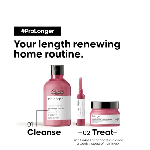 L'Oreal Professionnel Pro Longer Concentrate Treatment | For Thinned Hair | Fills and Visibly Reduces Split Ends| Provides Thicker Hair and Shine