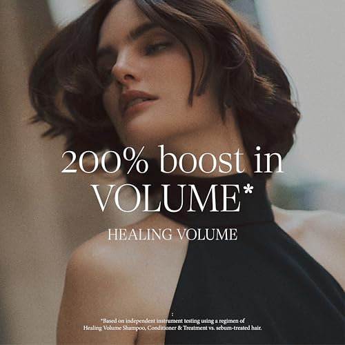 L'ANZA Healing Volume Hair Thickening Shampoo & Conditioner Set, Volumizing, Boosts Body, Lightweight Cleanse, Adds Fullness, Color Safe, Anti-Frizz Anti-Humidity, Sulfate Free, Hair Care Kit