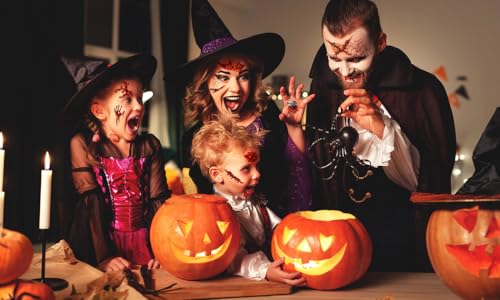 8PCS Fake Scar Tattoo Stickers Halloween Makeup Kit