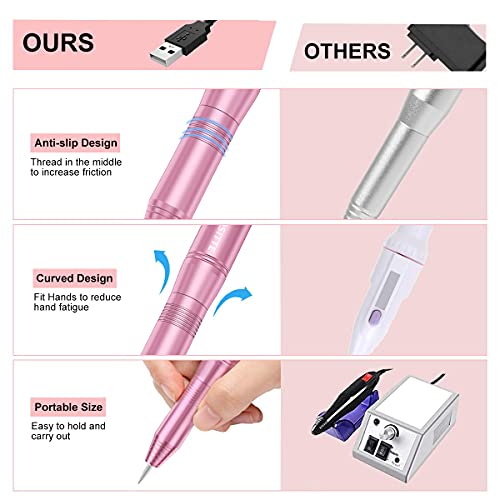 COSITTE Portable Electric Nail Drill for Manicure & Pedicure