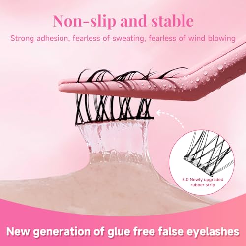 Self-Adhesive Wispy Lash Clusters C Curl 7-10MM 120Pcs