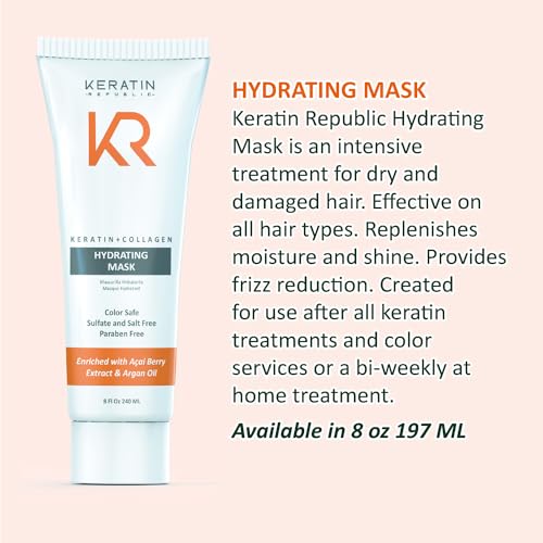 Keratin Republic Keratin + Collagen Hydrating Mask 8 OZ