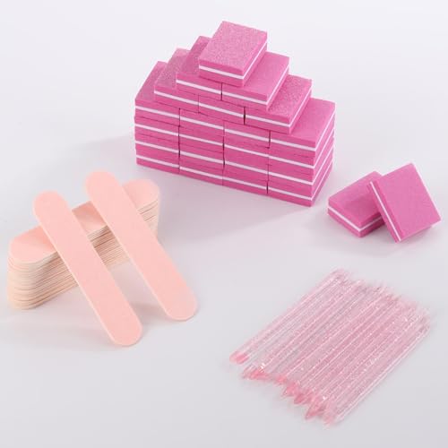 24-Set Disposable Manicure Kit with Nail File & Buffer