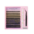 80D Wispy Lash Clusters DIY Kit – Full Volume, 10-18mm Mixed Length
