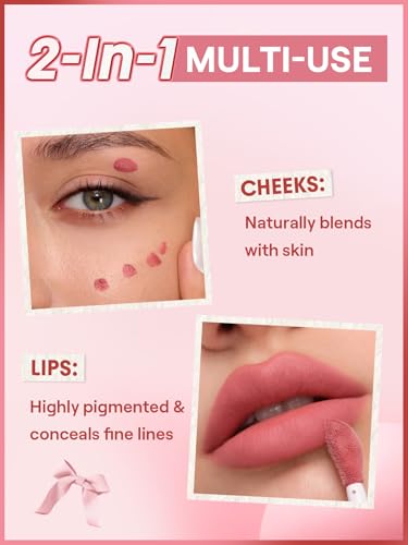 SHEGLAM Air Plush Lip & Cheek Cream - Long-Lasting Blush