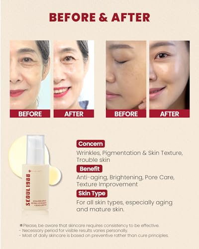 KSECRET SEOUL 1988 Serum : Retinal Liposome 2% + Black Ginseng, 30ml/1.01fl.oz | 58% Black Ginseng Extract | Retinal serum, Bakuchiol, VitaminC&3Peptides for Wrinkle Care | Korean Skincare | seoul1988