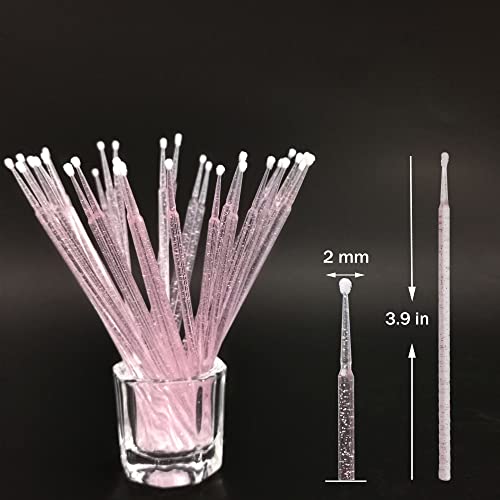 500 Pcs Micro Applicator Brushes for Eyelash Extensions & Makeup