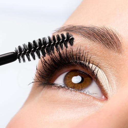 Coobbar 10ml 10pcs Empty Eyelashes Mascara Tube Vial Liquid Plastic Bottle Cosmetic Container With Black Cap