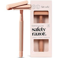 Kitsch Double Edge Safety Razor for Men and Women - Eco-Friendly Stainless Steel Handle
