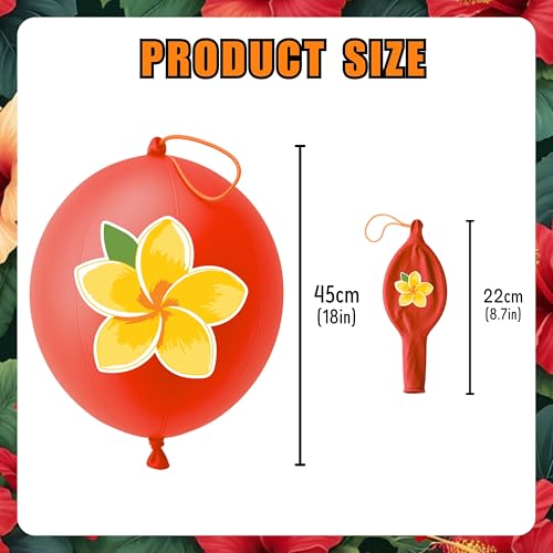 72pc Luau Party Favors Set - Balloons & Tattoos