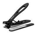 SZQHT Black Ultra Wide Jaw Opening Toenail Clippers for Thick Nails Heavy Duty Stainless Steel