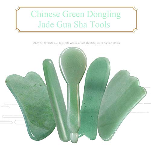 TOP SEWING Gua Sha Massage Tools Jade Manual Stick Deep Tissue Natural Facial Tool for Full Body Meridian Pain Relief