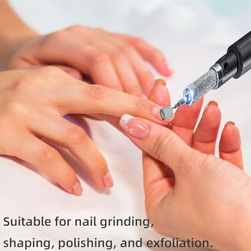 240-Grit White Nail Drill Sanding Bands 100 Pcs for Acrylic Nails - TKYZMS