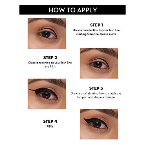 SUGAR Cosmetics - Eye Warned You So! - Double Matte Eyeliner Gel - Sweat Proof, Waterproof Eye Liner With Matte Finish, Multicolor 1 count (Pack of 1) (01 Black Swan (Black)