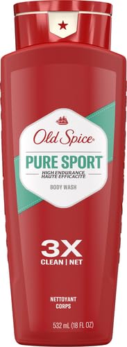 Old Spice High Endurance Pure Sport Scent Body Wash for Men, Lemon, 18 Ounce