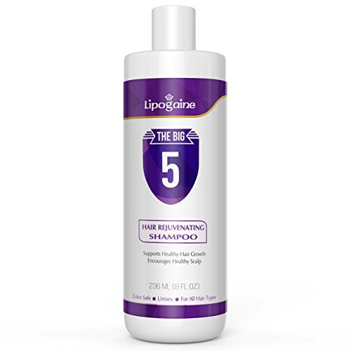Lipogaine Big 5 Hair Stimulating Shampoo for Thinning Hair