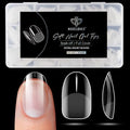 Modelones Half Matte Oval Nail Tips - 510Pcs Gel Extension Kit