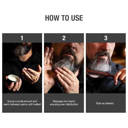 Red by Kiss Groomane Beard Balm Sandalwood, 3oz, Conditioning & Styling with Argan Oil & Sweet Almond Oil, Light Hold, Softens & Tames Facial Hair