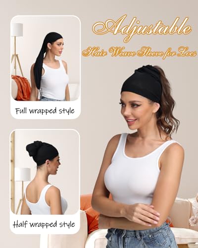 28" Adjustable Hair Weave Sleeve for Locs