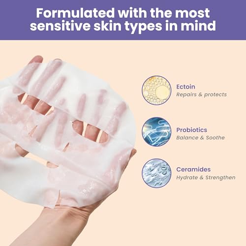 Patchology Skin Remedy Barrier-Boosting Sheet Mask ? Single Use Face Mask with Ectoin, Ceramides & Probiotics ? Hydrates, Protects & Nourishes ? Suitable for Sensitive & All Skin Types