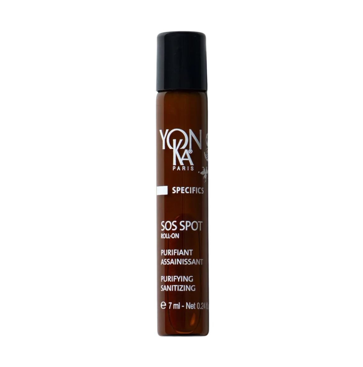 Yon-Ka SOS Spot Acne Treatment | Roll On Natural Lactic Acid to Clear Breakouts | 0.24 fl oz