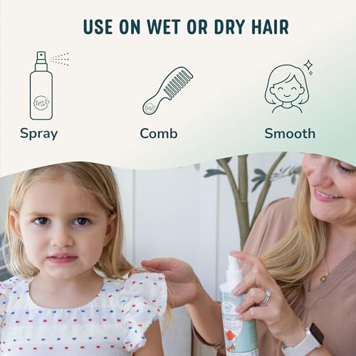 Kids Hair Detangler Spray Leave-In Conditioner 8 fl oz
