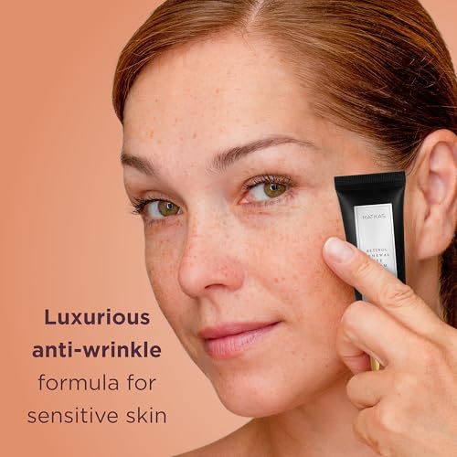 MATKAS Korean Retinol Under Eye Cream for Dark Circles & Puffiness 0.5 fl.oz. - Brightening Under Eyes Cream for Wrinkles & Anti Aging, Korean Under Eyes Brightener for Dark Circles, Retinol Eye Serum