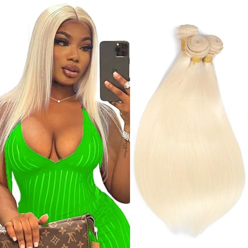 Blonde Human Hair Bundles 613 Straight 16-20 inch