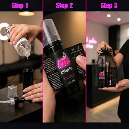 Lash Aftercare Kit for Lash Techs — 60 Pcs Supplies