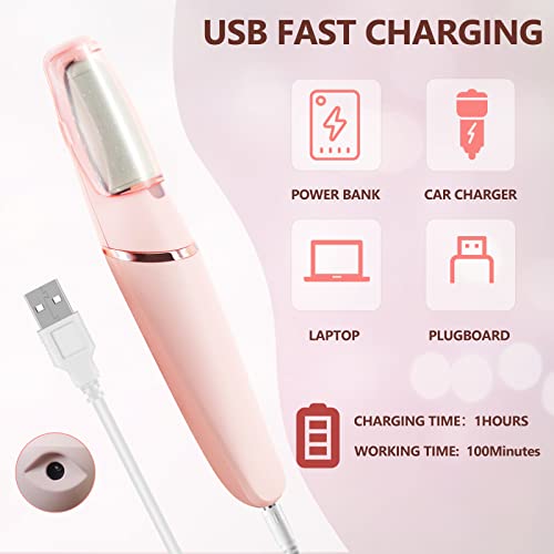 Rechargeable Electric Foot Callus Remover & 12-in-1 Pedicure Kit