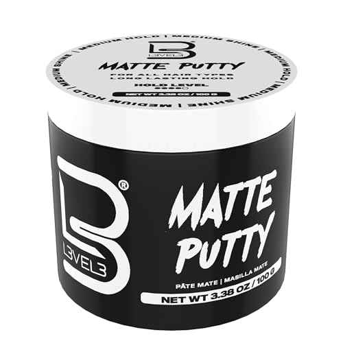 L3 Level 3 Matte Putty - Grooming Hair Product for Women and Men - Hair Texturizing Putty with Matte Finish (3.5 Ounce (Pack of 1))