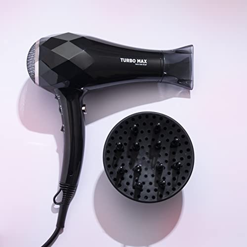 InStyler Turbo MAX Ionic Hair Dryer - Fast Drying, Frizz Control & Salon-Quality Styling