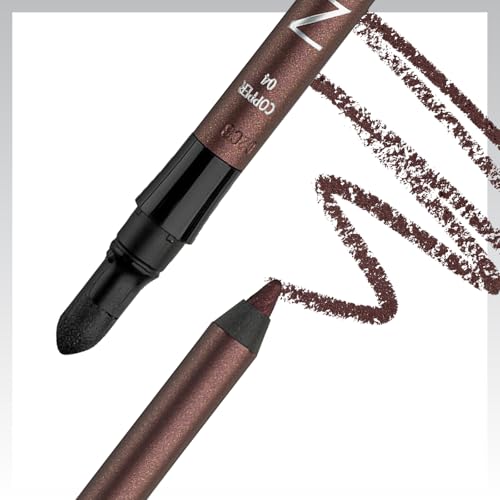 NOTE Smokey Eye Pencil - Waterproof Eyeliner Pencil - Smudge-Resistant Eye Liner Pencils with Foam Tip for Blending - 04-0.04 oz