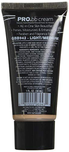 L.A. Girl HD PRO BB Cream Light Medium - Primer, Moisturizer & Coverage