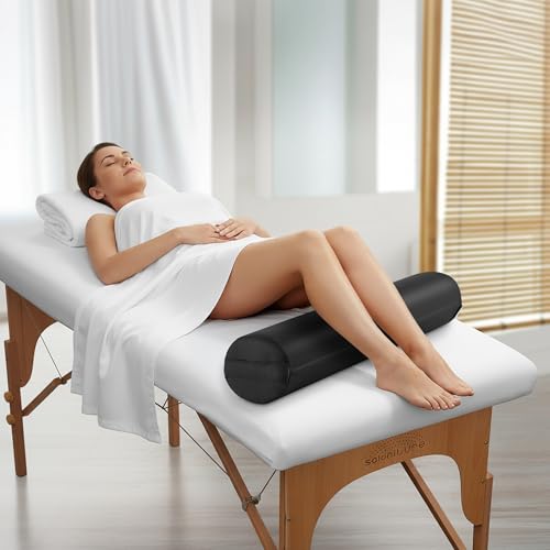 Saloniture Full Round Massage Table Bolster Pillow - 26 x 6 Inch