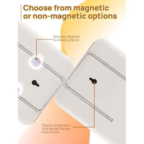 OMIRO Desk Makeup Mirror, 8 x 5 inches Table Mirror with Foldable Stand and Hanging Hole for Shaving and Travelling, White