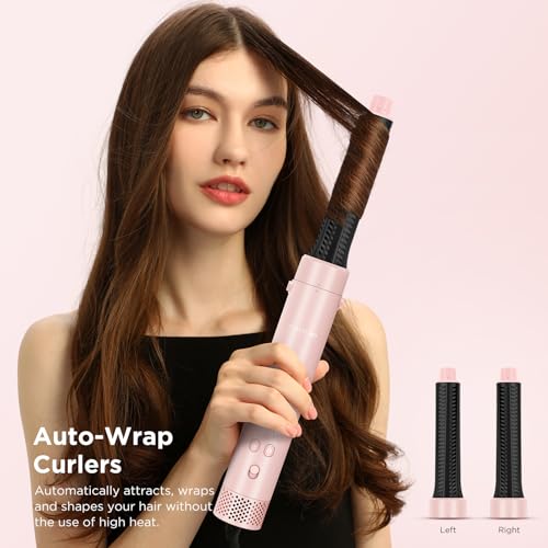 Dual Voltage 5-in-1 Travel Hair Dryer Brush Set with Ionic Technology