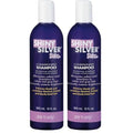One 'N Only Shiny Silver Purple Shampoo - Argan Oil Toning Hair Shampoo for Blonde, Gray, White & Highlighted Hair - Moisturizes, Brightens & Reduces Brassiness (12 fl oz) (Pack of 2)