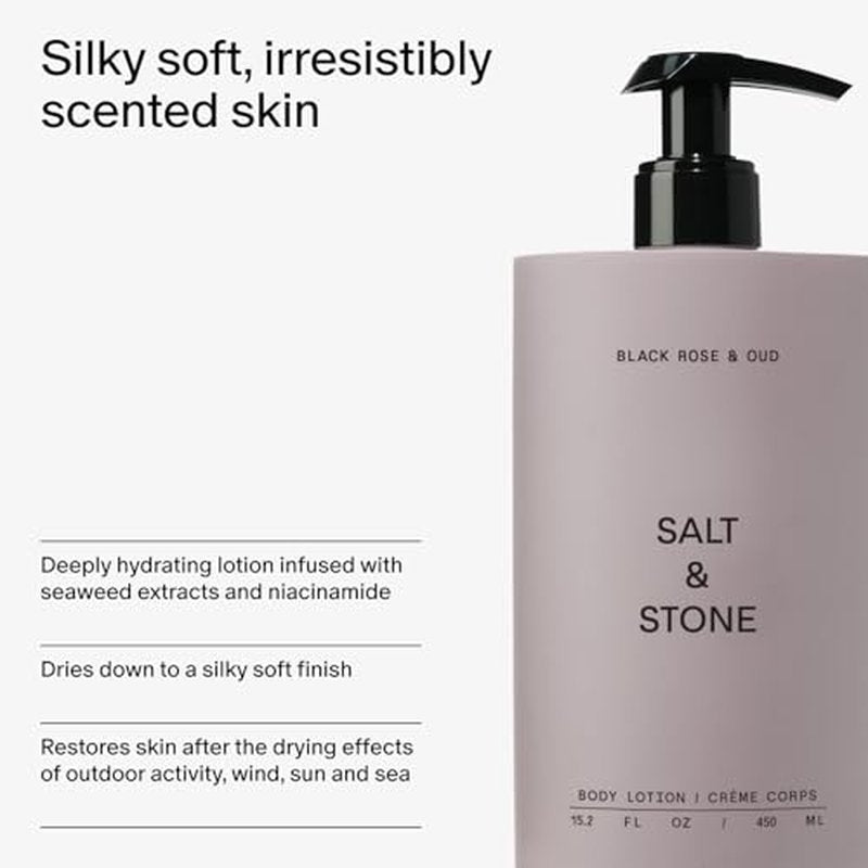 Salt & Stone Black Rose & Oud Body Lotion - 15.2 fl oz